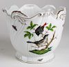 Herend Rothschild bird porcelain cache pot 6" x 7.5"