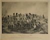 Goupil and Co London- 19th c engraving Steady the Drums and Fifes-16 x 24"