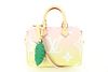 LOUIS VUITTON PINK X YELLOW MONOGRAM BY THE POOL SPEEDY 25 BANDOULIERE