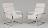 GILBERT ROHDE FOR TROY SHUNSHADE CO., TROY, OHIO, PAIR OF ARMCHAIRS