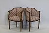 Pair Louis XVI Upholstered Chairs