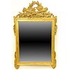 Vintage Italian Carved Giltwood Mirror.