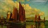 James Holland, British (1800-1870) Oil on canvas "European Port".