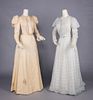 TWO DAY DRESSES, LATE 1890s