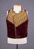 COURT EMBROIDERED VEST, GREECE, LATE 19TH