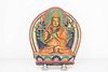 Tibetan Buddhist Ceramic Je Tsongkhapa Statue