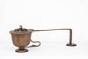Chinese Copper Censer with Lotus Design