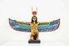 1980s AGI Egyptian Goddess Isis Gilt Statue