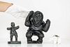 Grp: 3 Stone Inuit Style Carvings