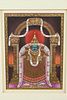 Goddess Padmavati Mixed Media Painting