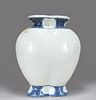 Chinese Blue & White Porcelain Double Vase