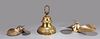 Three Brass Ship Objects