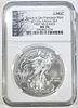 2012 S AMERICAN SILVER EAGLE FR NGC MS 70