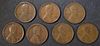 LOT OF 7 LINCOLN CENTS: