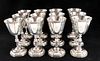 12 Sanborn's Mexico Sterling Silver Goblets