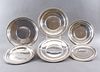 6 American Sterling Silver Platters / Plates
