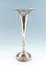 Simons Brothers Weighted Sterling Trumpet Vase