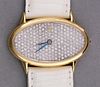 Corum 18K Gold & Diamond Face Watch