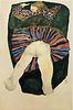 Egon Schiele (After) - Girl sitting in black apron
