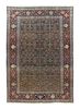 Antique Mohtasham Kashan Rug, 4'7'' x 6'8'' ( 1.40 x 2.03 M)