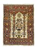 Antique Hajijalili Tabriz Rug, 4'5" x 5'11" ( 1.35 x 1.80 M)