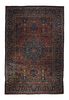 Antique Mohtasham Kashan  Rug, 4'2" x 6'7" ( 1.27 x 2.01 M)