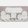 A Partial Set of Wedgwood Dinnerware in the Campion Pattern, 20th Century,
