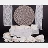 A Miscellaneous Collection of Vintage Linens and Lace, 20th Century,