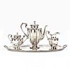 Mexican Sterling Silver Coffee Set with Tray 