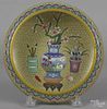 Chinese cloisonn‚ bowl, early 20th c., 2 3/4'' h