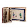 Chinese Album of Pith Painting of Children 