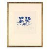 Georges Braque (Fr., 1882-1963), Fleurs Bleues, from Si je mourais là-bas(Blue Flowers, from If I Died Out There) 