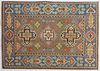 Uzbek Kazak Carpet, 3' 4 x 5' 10.