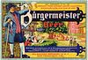 1933 Burgermeister Beer 11oz Label WS40-20V San Francisco, California