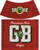 1947 GB Premium Pale Lager Beer Quart Label WS55-12V Santa Rosa, California
