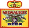 1933 Golden State Beer 11oz Label WS40-15V San Francisco, California