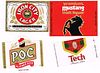 Lot of 4 Unused 1950s-60s Iron City Beer Labels Pittsburgh, Pennsylvania