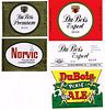 Lot of 5 Unused 1950s-60s DuBois Brewery Beer Labels Dubois, Pennsylvania