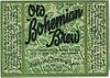 1924 Old Bohemian Brew 11oz Label WS34-24 San Francisco, California
