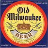 1934 Old Milwaukee Beer 12oz Label WI316-89V Milwaukee, Wisconsin