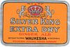 1940 Silver King Extra Dry Ginger Ale 12oz Label Waukesha, Wisconsin