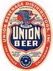 1933 Union Beer 11oz Label WS51-10 San Jose, California