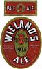1939 Wieland's Pale Ale 12oz Label WS50-16V San Jose, California