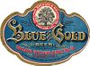 1907 Blue and Gold Beer Label No Ref. WS26-21 Oakland, California