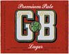 1947 GB Premium Pale Lager Beer Label 8oz WS55-12V Santa Rosa, California
