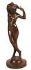 Robert Ingersoll Aitken, Bronze, "Standing Nude"