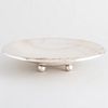 American Silver Dish with Everted Rim