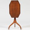 Federal Inlaid Mahogany Tilt-Top Candle Stand