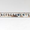 Painted Pine Refreshment Sign