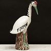 Chinese Export Porcelain Model of a Crane